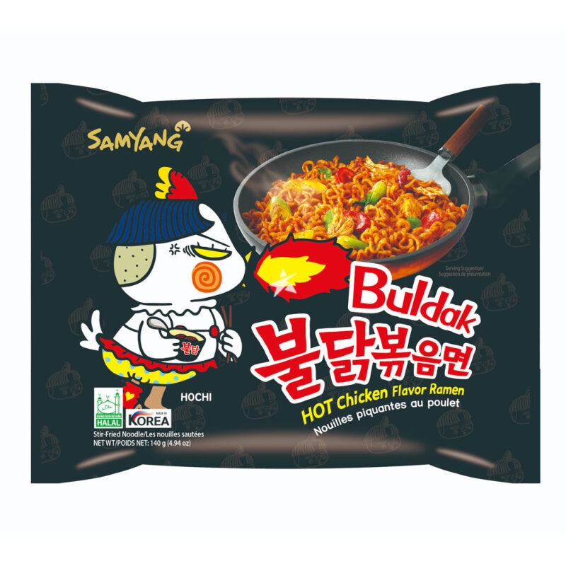 Ramen Buldak clasic, foarte iute, premium, Samyang, 140g